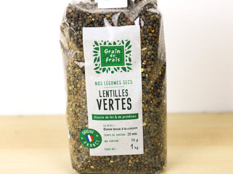 Lentilles vertes